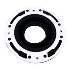 Toilet Flange Repair Kit Black Durable Silicone ABS Easy Installation Toilet Flange Replacement Kit for 4in 5in Pipe