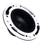 Toilet Flange Repair Kit Black Durable Silicone ABS Easy Installation Toilet Flange Replacement Kit for 4in 5in Pipe