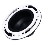 Toilet Flange Repair Kit Black Durable Silicone ABS Easy Installation Toilet Flange Replacement Kit for 4in 5in Pipe