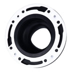Toilet Flange Repair Kit Black Durable Silicone ABS Easy Installation Toilet Flange Replacement Kit for 4in 5in Pipe