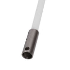 Chimney Brush Press Type Durable Nylon Soft Durable Small Size Inner Wall Cleaning Brush(Black New 410mmx 6 Rod A HEX Pole)