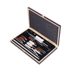 Gun Cleaning Kits Prevent Scratches Easily Storage Electrical Maintenance Cleaning Brush for AutomobileGK06 Aluminum Rod Wooden Box Set 24 Woolly