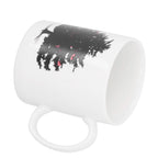Christmas Trees Pattern Color Changing Mug Heat Induction Cup Ceramic Mug for Home Office