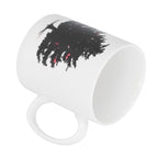 Christmas Trees Pattern Color Changing Mug Heat Induction Cup Ceramic Mug for Home Office