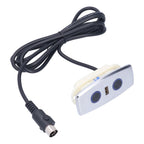 Electric Sofa Controller Zinc Alloy USB Port Power Recliner Hand Control for Lift Chairs