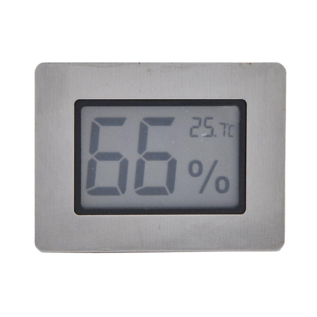 Embedded Design LCD Electronic Thermometer Hygrometer for Cigar Box Guitar Case Wine Cabinet