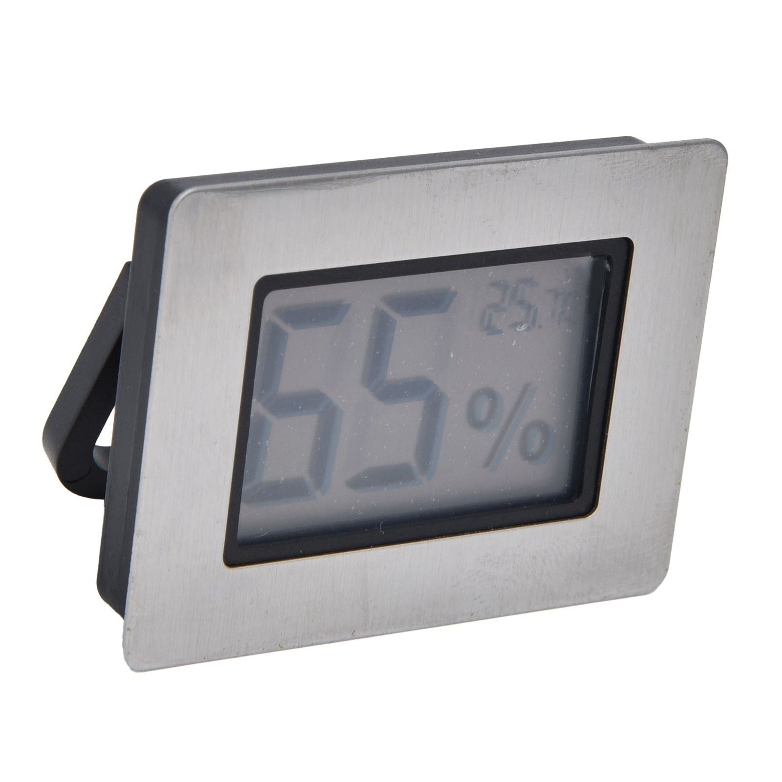 Embedded Design LCD Electronic Thermometer Hygrometer for Cigar Box Guitar Case Wine Cabinet