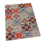 Coffee Bar Mat 3.5mm Thick Bright Colors Anti Slip Rubber Backed Waterproof Dish Drying Mat for Kitchen Dining Room 11.8in Wide and 15.7in Long