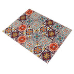 Coffee Bar Mat 3.5mm Thick Bright Colors Anti Slip Rubber Backed Waterproof Dish Drying Mat for Kitchen Dining Room 11.8in Wide and 15.7in Long