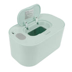 Wipe Warmer Wet Wipe Dispenser USB Powered Constant Temperature Large Capacity with Display Wipe Heater for Infants Green