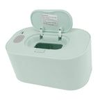Wipe Warmer Wet Wipe Dispenser USB Powered Constant Temperature Large Capacity with Display Wipe Heater for Infants Green