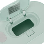 Wipe Warmer Wet Wipe Dispenser USB Powered Constant Temperature Large Capacity with Display Wipe Heater for Infants Green