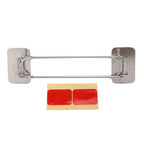 RV Corner Storage Bar Stainless Steel Adjustable Steel Rod with Hook for Securing