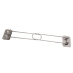 RV Corner Storage Bar Stainless Steel Adjustable Steel Rod with Hook for Securing