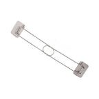 RV Corner Storage Bar Stainless Steel Adjustable Steel Rod with Hook for Securing
