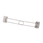 RV Corner Storage Bar Stainless Steel Adjustable Steel Rod with Hook for Securing