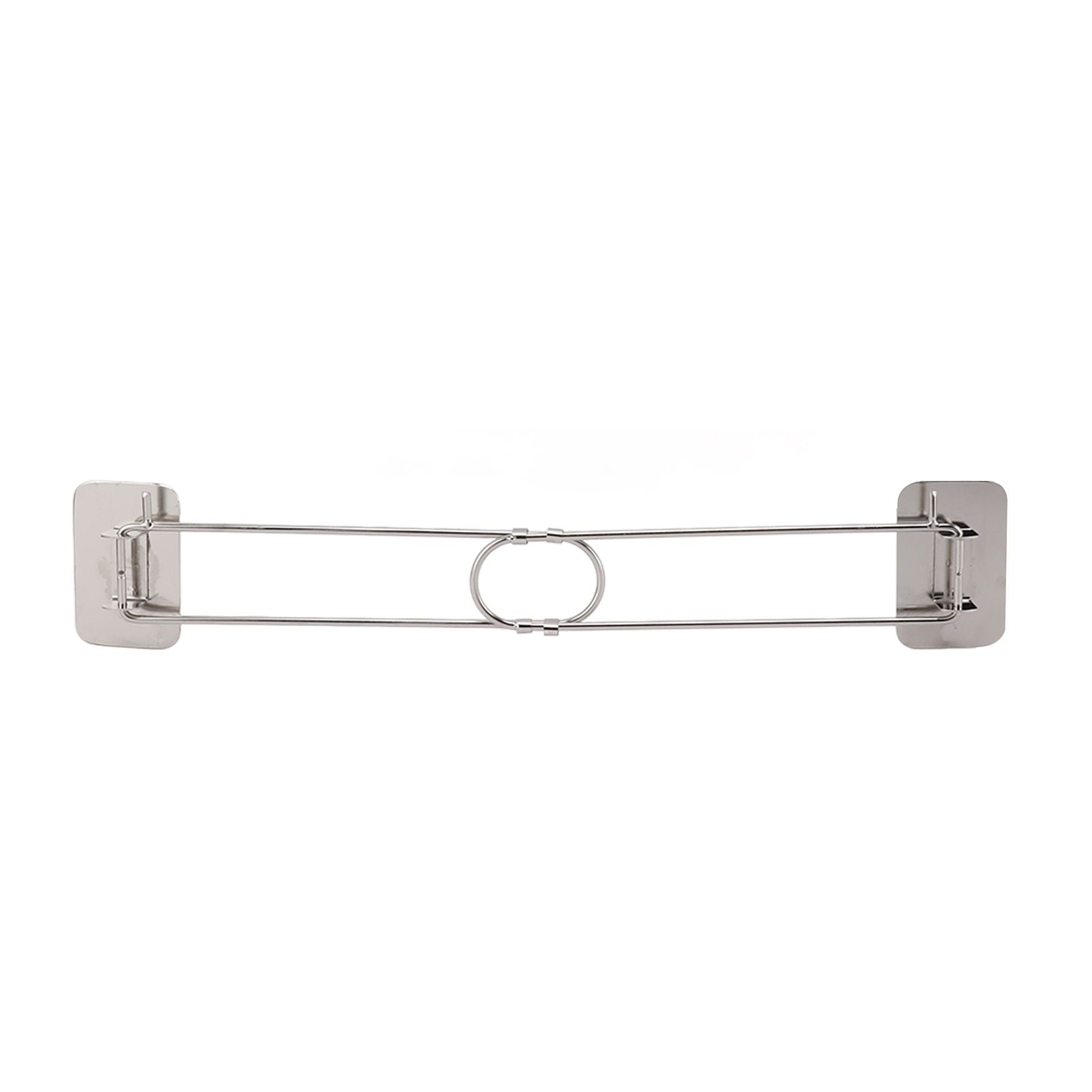 RV Corner Storage Bar Stainless Steel Adjustable Steel Rod with Hook for Securing