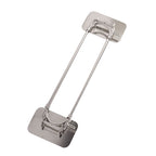 RV Corner Storage Bar Stainless Steel Adjustable Steel Rod with Hook for Securing