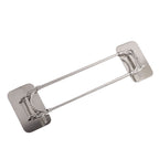 RV Corner Storage Bar Stainless Steel Adjustable Steel Rod with Hook for Securing