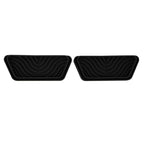 2Pcs Refrigerator Water Drip Tray Catcher Trapezoidal Silicone Refrigerator Drip Tray Catcher for GE for Samsung Black