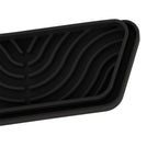 2Pcs Refrigerator Water Drip Tray Catcher Trapezoidal Silicone Refrigerator Drip Tray Catcher for GE for Samsung Black