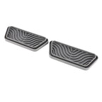 2Pcs Refrigerator Water Drip Tray Catcher Trapezoidal Silicone Refrigerator Drip Tray Catcher for GE for Samsung Grey