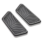 2Pcs Refrigerator Water Drip Tray Catcher Trapezoidal Silicone Refrigerator Drip Tray Catcher for GE for Samsung Grey