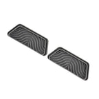 2Pcs Refrigerator Water Drip Tray Catcher Trapezoidal Silicone Refrigerator Drip Tray Catcher for GE for Samsung Grey
