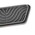 2Pcs Refrigerator Water Drip Tray Catcher Trapezoidal Silicone Refrigerator Drip Tray Catcher for GE for Samsung Grey