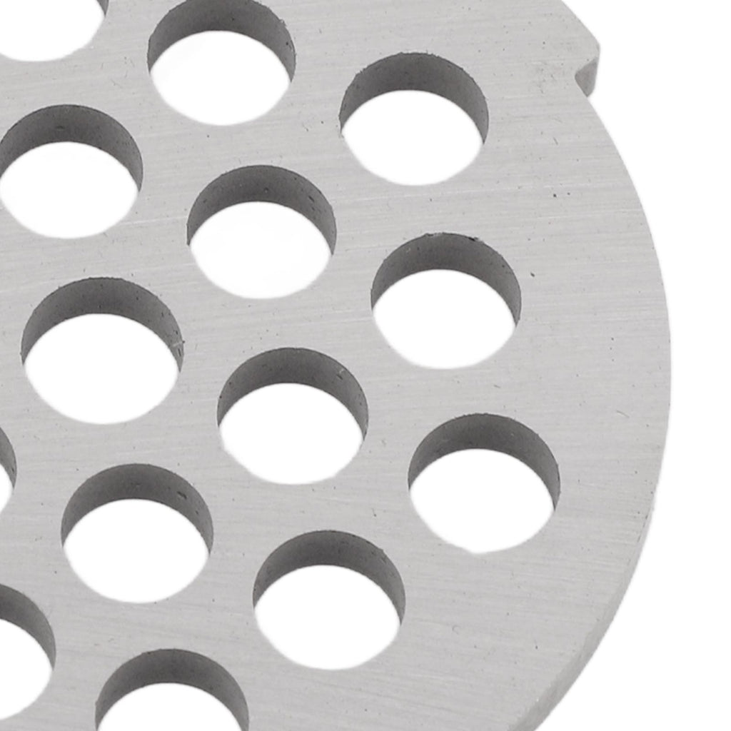 Stainless Steel Meat Grinder Plate Discs Grinding Blades for Food Grinder Attachment 2 Sharp Blades 2 Cutting Plates