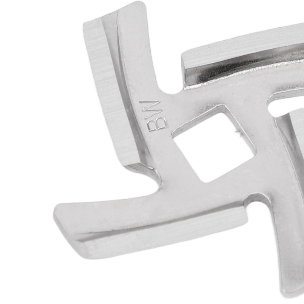 Stainless Steel Meat Grinder Plate Discs Grinding Blades for Food Grinder Attachment 2 Sharp Blades 2 Cutting Plates