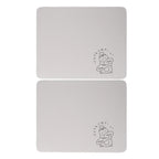 2PCS Coffee Bar Mat Multifunctional Prevent Slip Waterproof Shockproof Absorbent Dish Drying Mat for Kitchen Counter 30x40cm / 11.8x15.7in