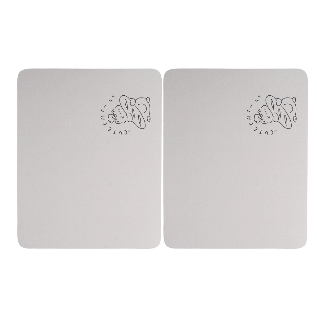 2PCS Coffee Bar Mat Multifunctional Prevent Slip Waterproof Shockproof Absorbent Dish Drying Mat for Kitchen Counter 30x40cm / 11.8x15.7in