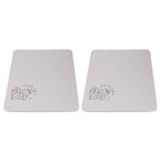 2PCS Coffee Bar Mat Multifunctional Prevent Slip Waterproof Shockproof Absorbent Dish Drying Mat for Kitchen Counter 30x40cm / 11.8x15.7in