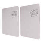 2PCS Coffee Bar Mat Multifunctional Prevent Slip Waterproof Shockproof Absorbent Dish Drying Mat for Kitchen Counter 30x40cm / 11.8x15.7in