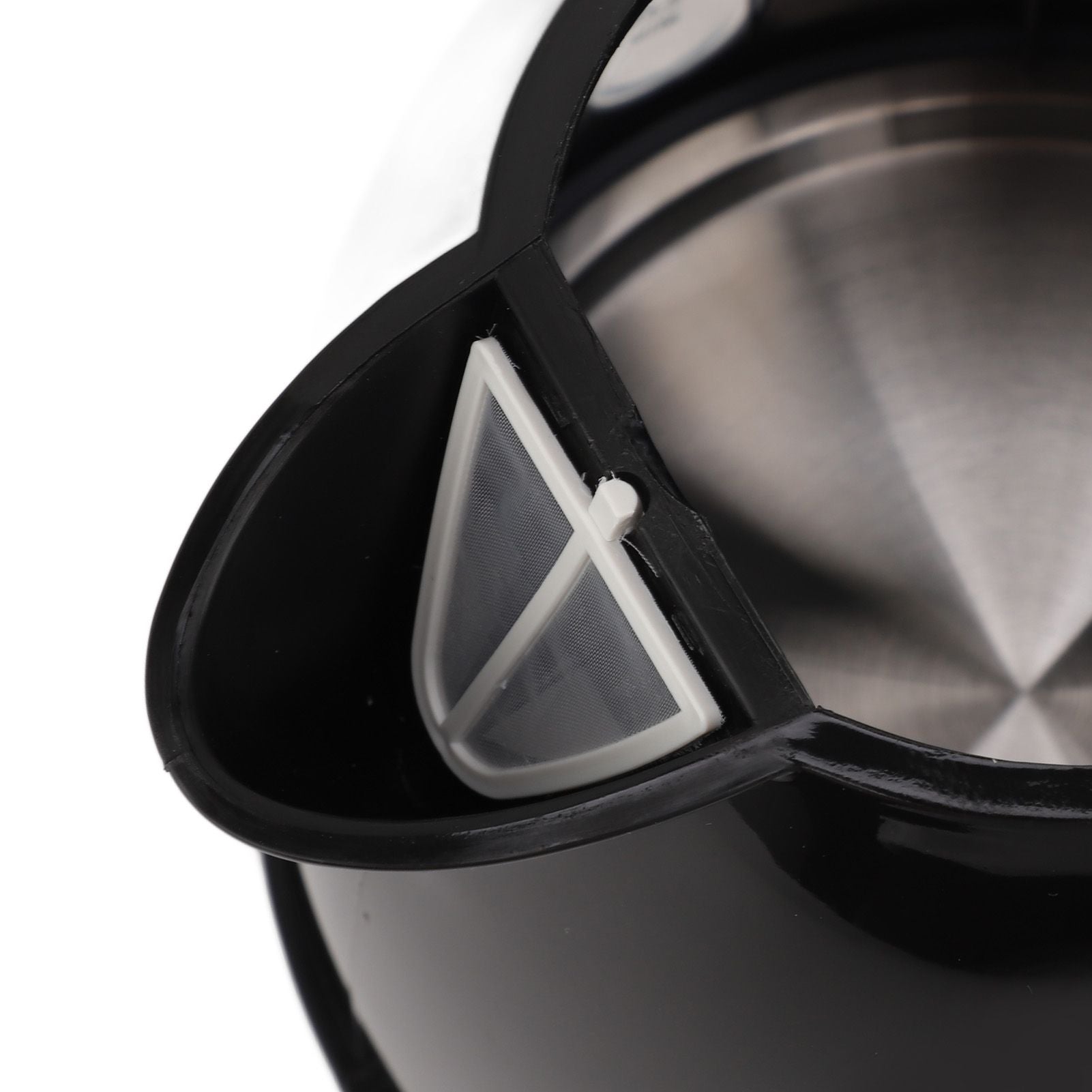 Electric Kettle 150W 1L Black Road Hot Water Boiler Stainless Steel Liner Auto Shut Off Tea Kettle Car Cigarette Plug 12V for Sedans SUVs