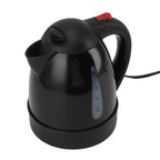 250W Portable Car Electric Kettle with Cigarette Lighter Road Trip 24V Truck Heated Water Tea Coffee Kettle Auto Shut Off 1000ml Black