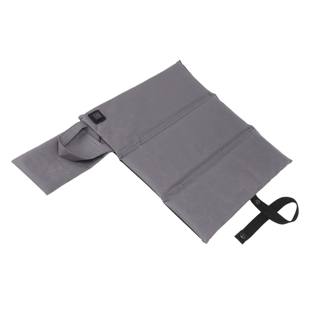 Heated Chair Cushion 3 Temperature Adjustable USB Warm Chair Pad Portable Foldable Heated Cushion for Office Fishing Stadium