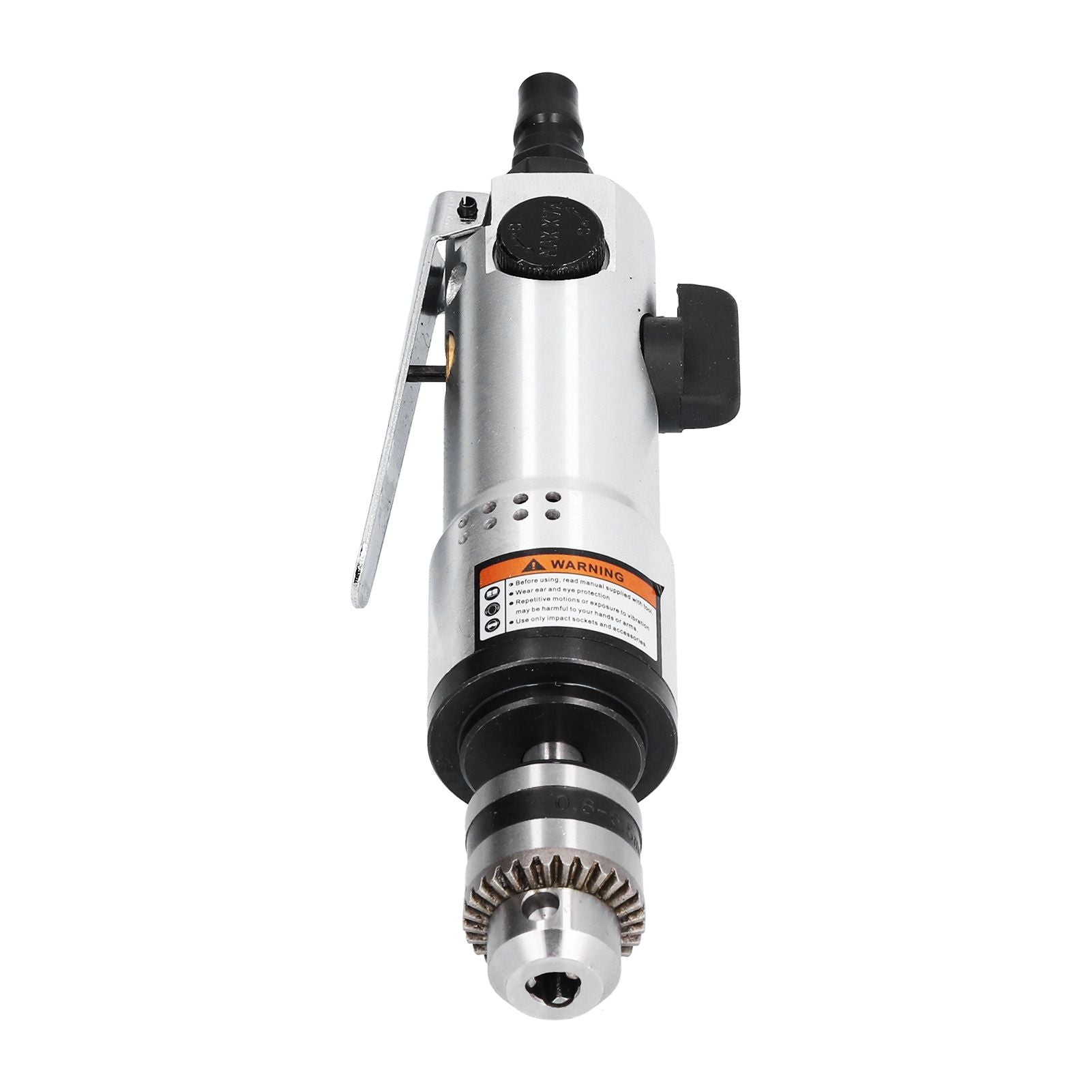 3/8in Chuck Pneumatic Drill StraightType Multifunctional RustProof Durable Industrial Air Drill