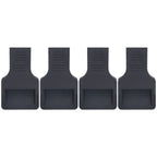 4Pcs Wheel Stoppers U Shaped Wheels Caster Cups Accessory for Sofas Beds Chairs Furnitures Black