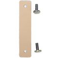 PU Leather Drawer Pulls Anticollision Wear Resistant European Exquisite Modern Simple Cabinet HandleLight Brown
