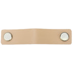 PU Leather Drawer Pulls Anticollision Wear Resistant European Exquisite Modern Simple Cabinet HandleLight Brown