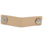 PU Leather Drawer Pulls Anticollision Wear Resistant European Exquisite Modern Simple Cabinet HandleLight Brown