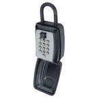 Key Locks Storage Box Large Capacity Safe 4 Digit Combination Wall Mounted Alloy Password Lock
