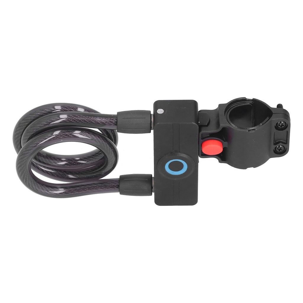 3.7V Lithium Battery Portable Fingerprint Bicycle Lock Bluetooth Intelligent Chain Lock for Motorcycle Mountain Bike