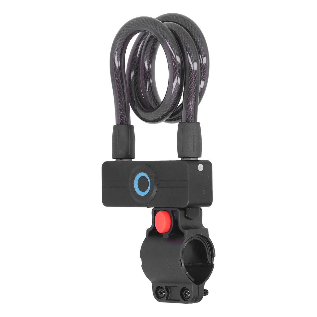 3.7V Lithium Battery Portable Fingerprint Bicycle Lock Bluetooth Intelligent Chain Lock for Motorcycle Mountain Bike