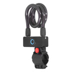 3.7V Lithium Battery Portable Fingerprint Bicycle Lock Bluetooth Intelligent Chain Lock for Motorcycle Mountain Bike