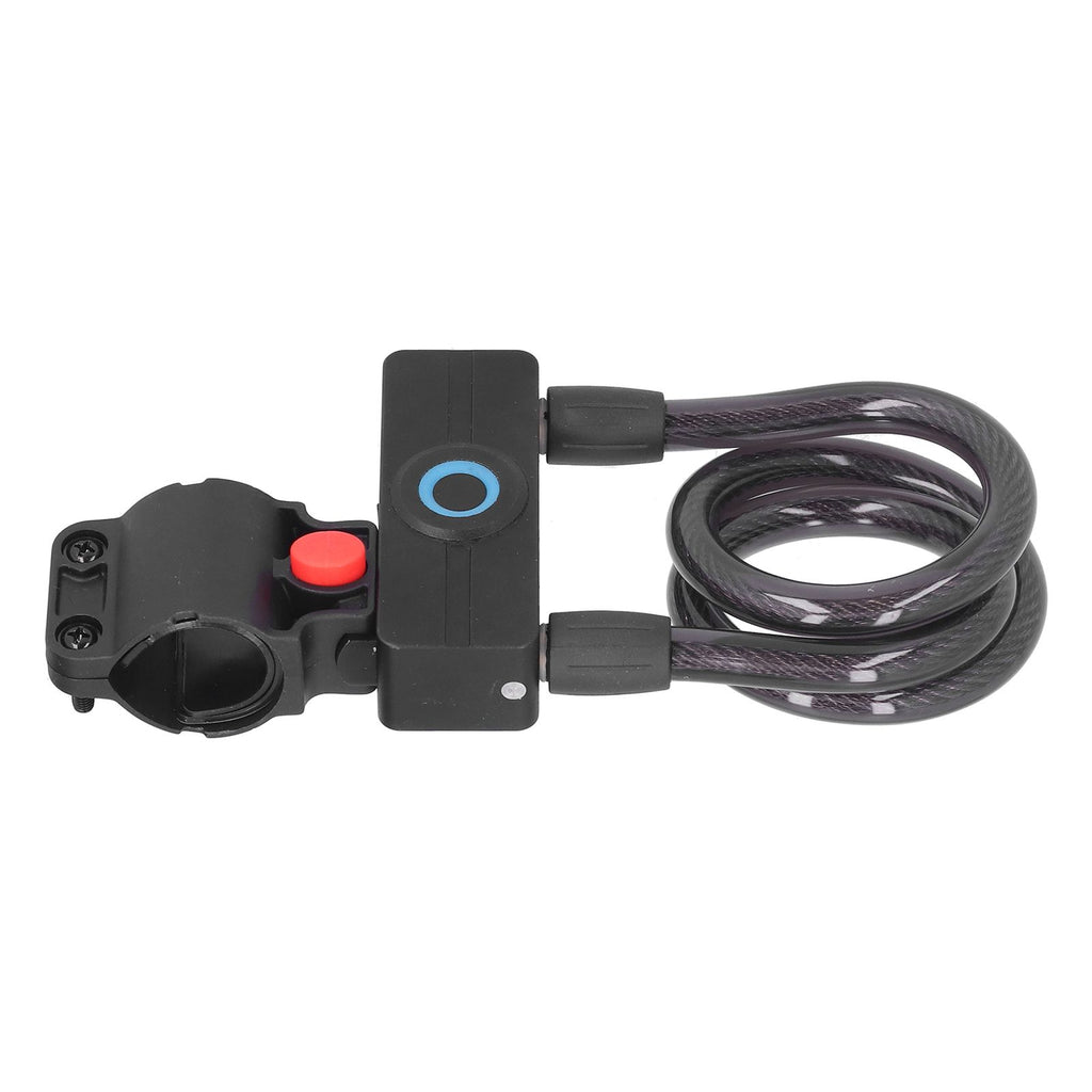 3.7V Lithium Battery Portable Fingerprint Bicycle Lock Bluetooth Intelligent Chain Lock for Motorcycle Mountain Bike