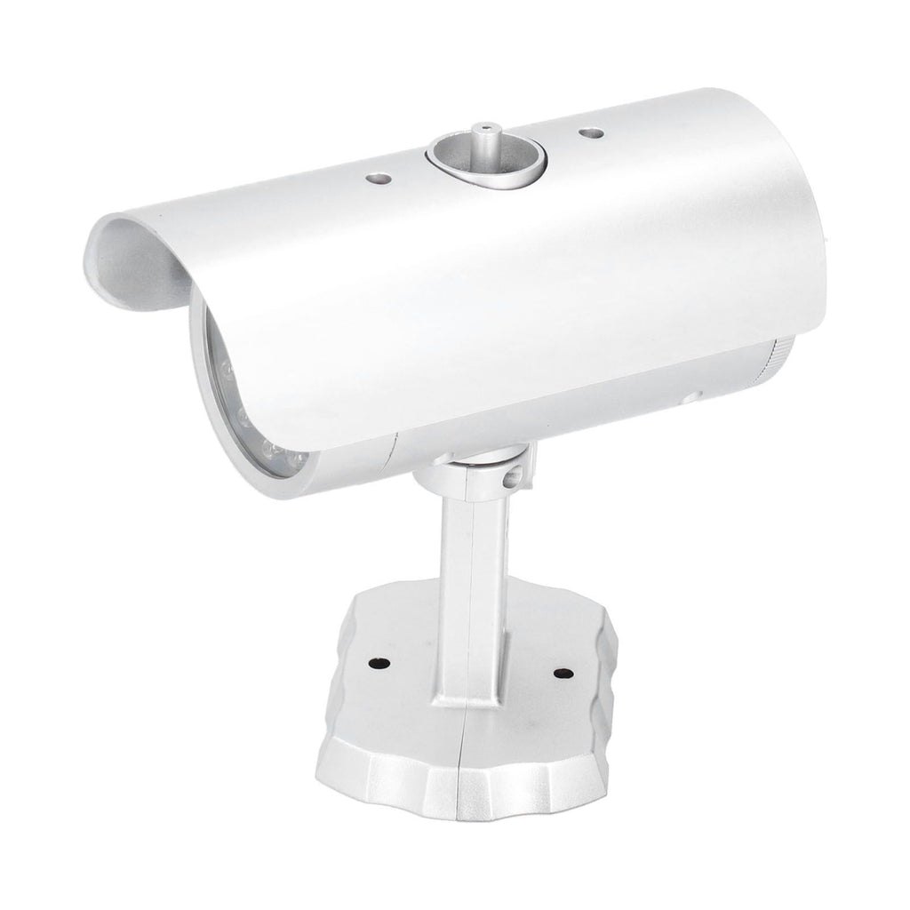 Simulation Camera Dummy Security Camera Monitor Fake Surveillance System with Flashing LED Light
