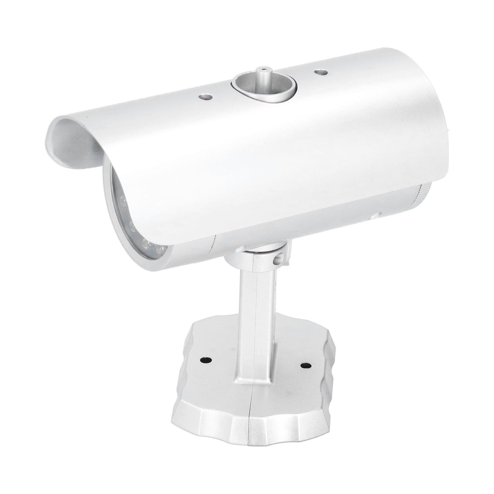 Simulation Camera Dummy Security Camera Monitor Fake Surveillance System with Flashing LED Light
